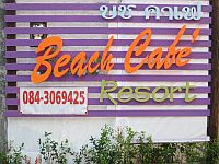 Pak Meng Beach Cafe sign